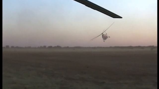 взлет Ми-8Т в Африке