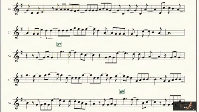 Rewrite The Stars From The Greatest Showman Solo Alto Sax Transcription_270p_360p