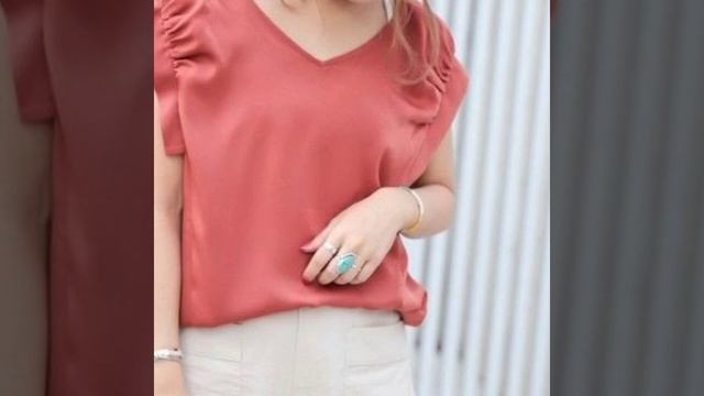 Most Stylish Fashionable Floral Print Chiffon Short Top/Blouses Designs For Girls 2021