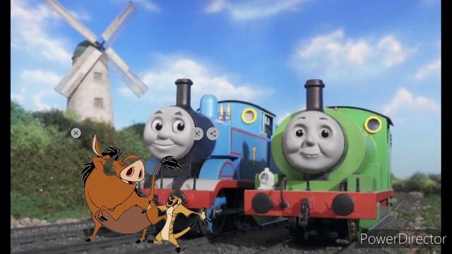 Thomas and Percy Meets Timon and Pumbaa