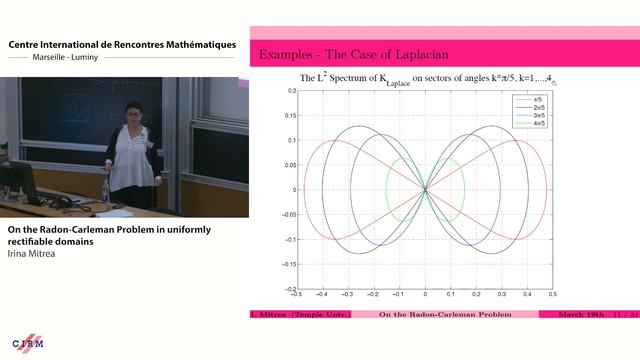 Irina Mitrea: On the Radon-Carleman Problem in uniformly rectifiable domains