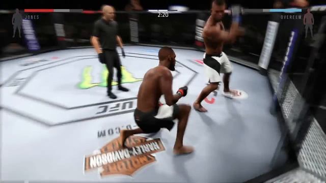 EA Sports UFC 2 Online  - Jon Jones Takes on Alistair Overeem