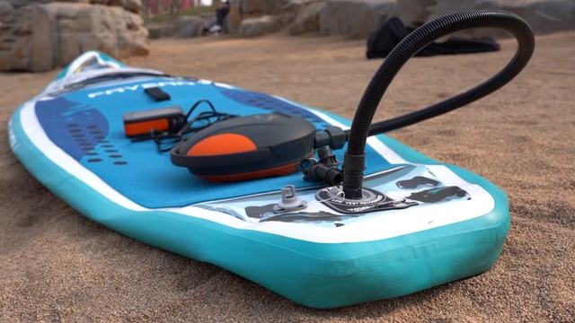 How to inflate iSUP with our electric sup air pump 20PSI paddle board pump 12V DC?