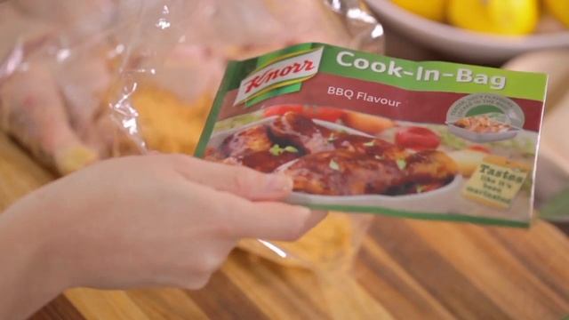 Juicy delicious chicken in a Knorr Cook-In-Bag: Step 1