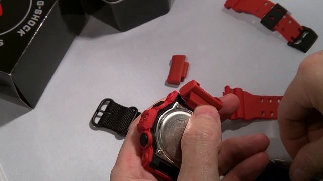 How to change strap band on Casio GShock GA700 with JaysAndKays Adapter and NATO ZULU
