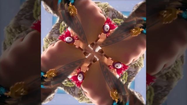 Moana. Funny. 3D Hologram. Kaleidoscope. #3dhologram #hologram #4k