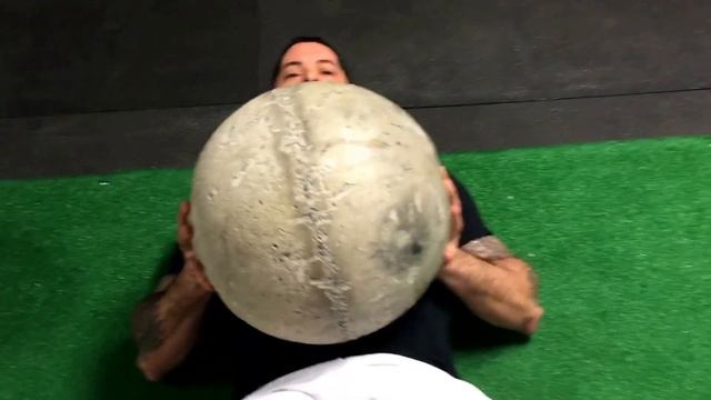 Abdo rock crunches 173 pounds with coach Nicolas Desjardins, for fun !