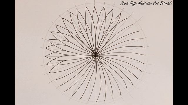 MANDALA / STEP BY STEP TUTORIAL / BEGINNERS/ MANDALA ART #26