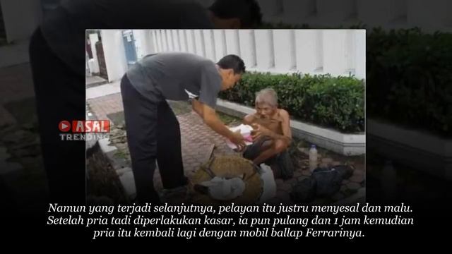 Gelandangan Ini Mau Makan Di Restoran Malah Diusir Tak Lama kemudian Ia Pun Bikin Pelayan Menyesal