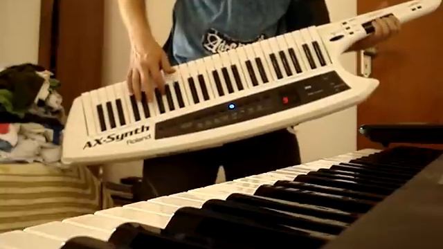 Sails of Charon - guitar intro solo on keytar