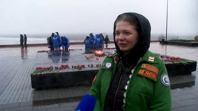 В нижегородском  кремле у Вечного огня  возложили цветы  в память об окончании Сталинградской битвы