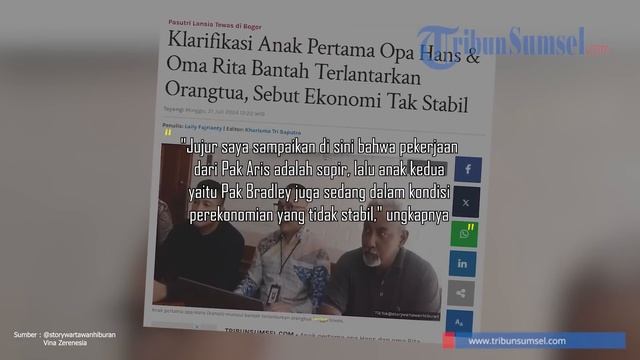 Klarifikasi Aris Anak Pertama Opa Hans & Oma Rita Bantah Terlantarkan Orangtua, Ekonomi Tak Stabil