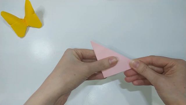 Как сделать легкую бабочку оригами (за 2 минуты). How to make Origami paper butterflies | Easy craft