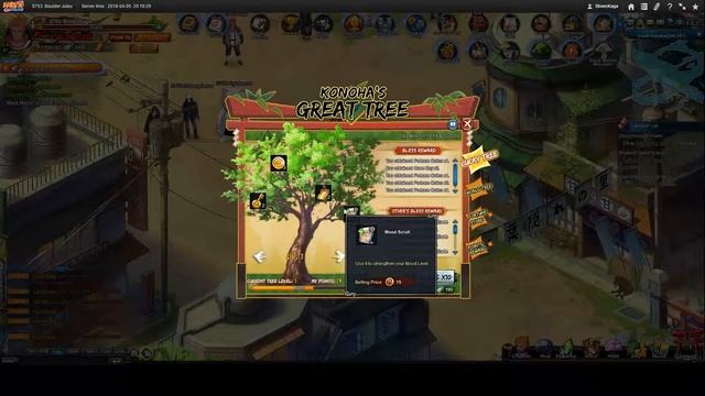 Events 05/04/18 Naruto Online - Sliven Kage