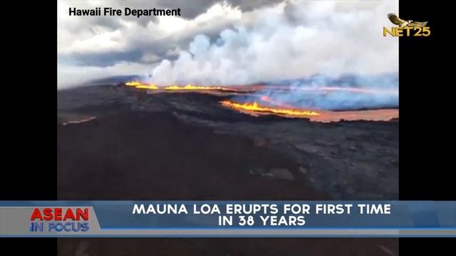 Mauna Loa volcano, world's largest, erupts for first time in decades