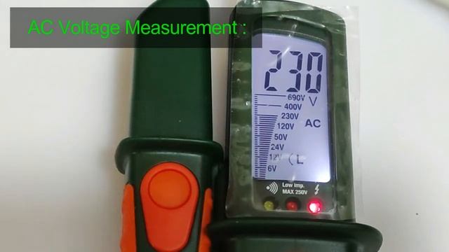 Reviewing of LCD Multifunction Digital Voltage Tester with Bargraph VT30 جهاز قياس الجهد updated 20