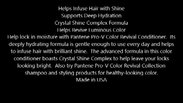 Pantene Pro V Color Revival Radiant Conditioner with Pump 28 oz