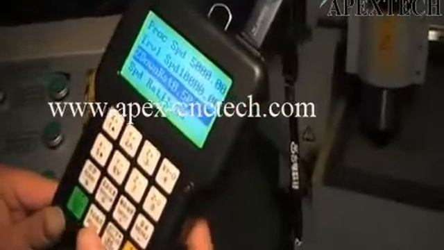 apex cnc router with DSP A11 operate video