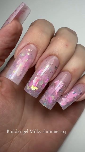 Builder gel Milky shimmer 03✨