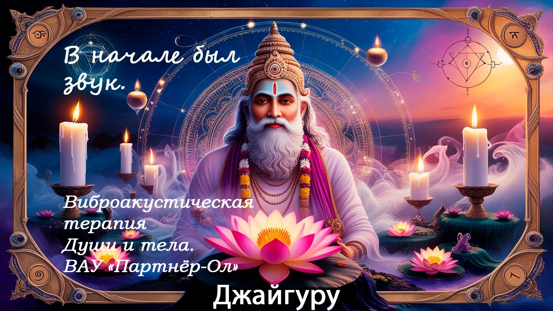 Джайгуру - Андрей Блинников. Виброакустическая терапия. Вступление.