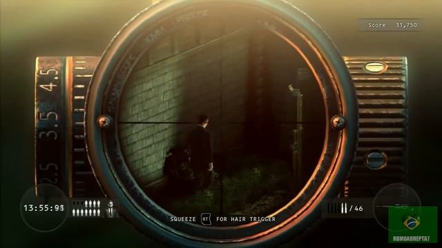 Hitman: Absolution Sniper Challenge Gameplay - Headshot