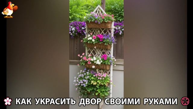 Как украсить двор дома фото идеи (32) 🏡 для дачи и сада своими руками 🌷🪻🌺💮