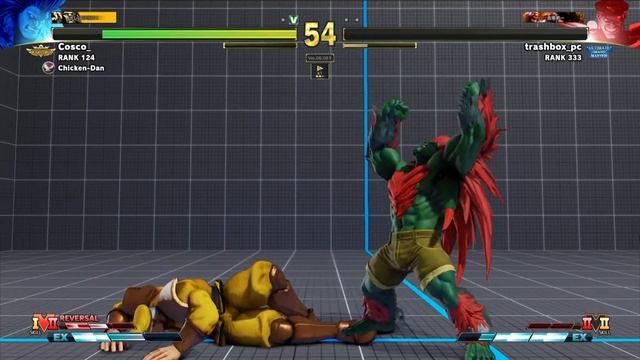 【SFV】【SFRePlayer】Cosco （BLANKA LP372671）VS trashbox pc（VEGA LP239833）【25518】