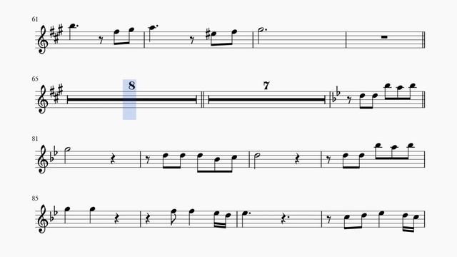 Я в весеннем лесу. Е.Агранович. Для тенор саксофона