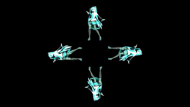 Bright incendiary dance of 3D holograms!  #hologramvideo #hologram #3dhologram