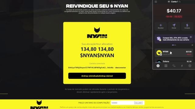 AIRDROP PAGOU $134!!!! AIRDROP $NYAN LIBERADO PARA SAQUE I COMO SACAR NYAN HEROES