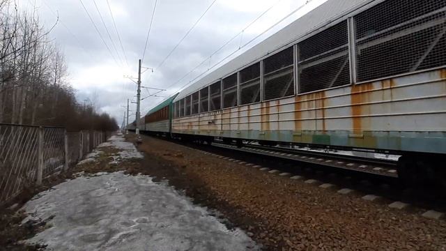 М62-1694, перегон Левашово - Белоостров.