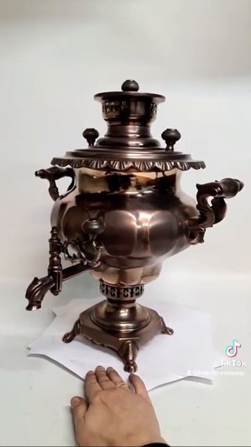 Самовар старинный патенированный. Наша реставрация. mastersamovar.ru