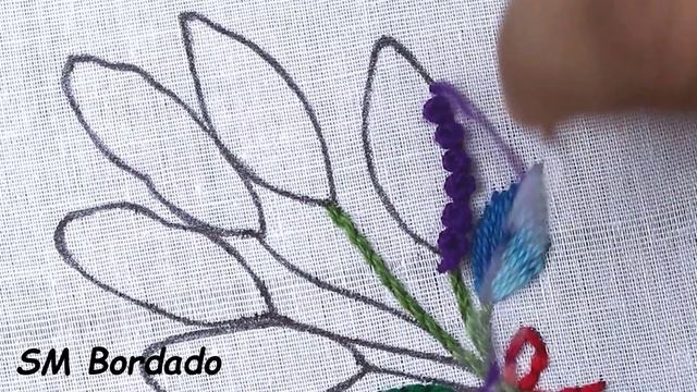 Excellent Flower Embroidery Work By Hand | Stitch Embroidery Designs