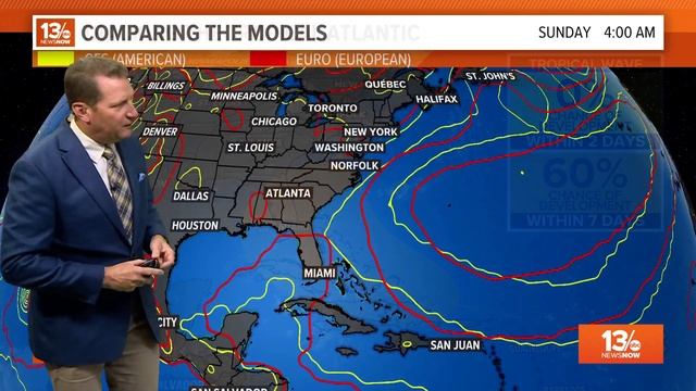 Watching the tropics and an area with potential for development