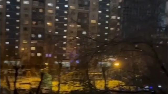 02-02-2025 Горел Склад на северо-востоке Москвы