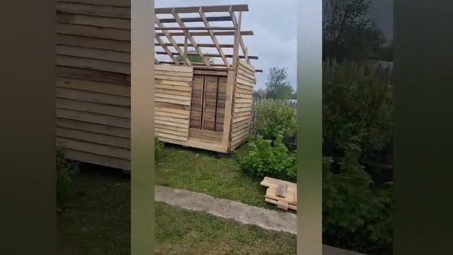 Помывочная на дачу, своими руками. Бюджетный выриант. ТЫ МОЖЕШ ВСЕ.mp4