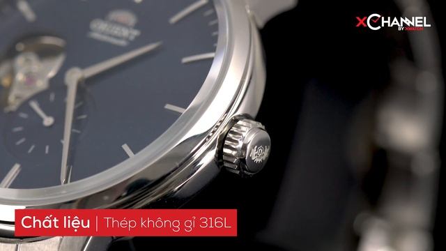 Review ĐỒNG HỒ ORIENT RA-AR0101L10B hở van tim mặt xanh rất đẹp