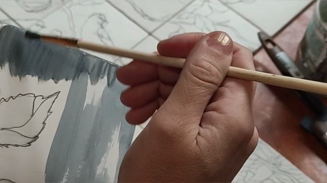 Керамическая плитка ручной работы от Надежды Драчёвой.