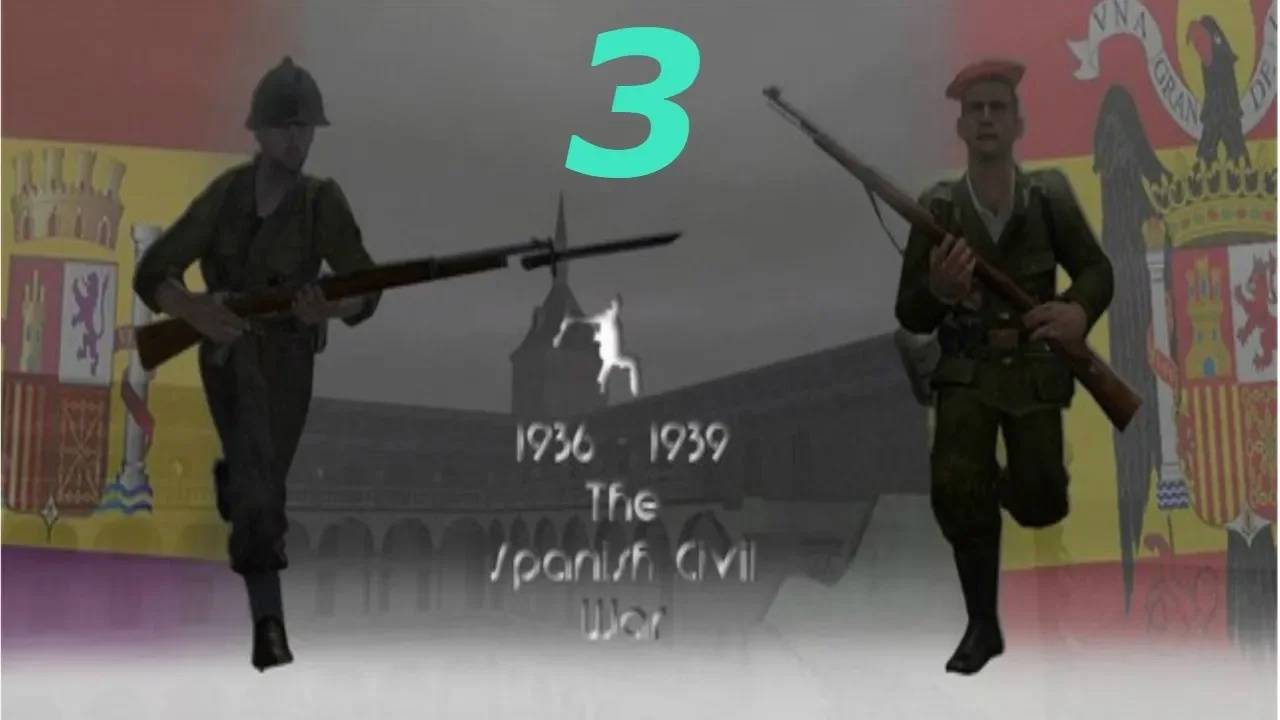 Прохождение Call of Duty 2: Spanish Civil War #3 (Madrid resists)