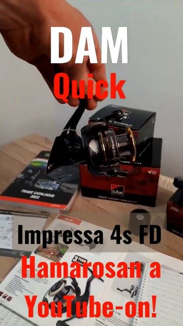 DAM Quick Impressa 4s FD - Teljes 'unboxing' a csatornámon! #shorts #bábelákos #dam #quick