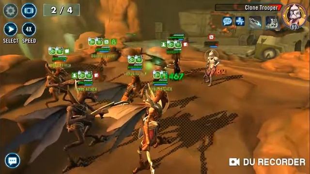 SWGOH - TB - Geonosis - Full team of Geonesian