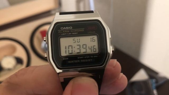 Casio A159W with F91W rubber strap the nostalgic watch that is timeless…