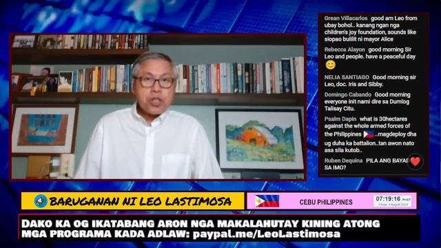 Baruganan ni Leo Lastimosa  |  August 9, 2024