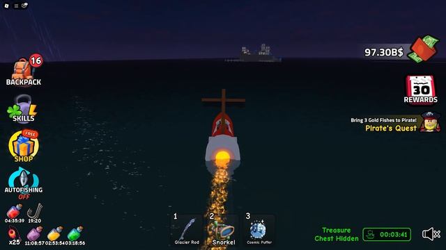 24 ЧАСА ЛОВИЛ ЭТОГО МОНСТРА 1 из 250.000.000 МИЛЛИОНОВ! ROBLOX GO FISHING