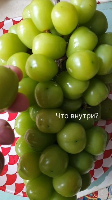 Виноград, в котором кроме размера нет ничего особенного.