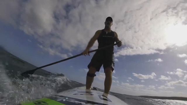 ONE SUP Storm downwind run past Bells Beach to Cosy Corner