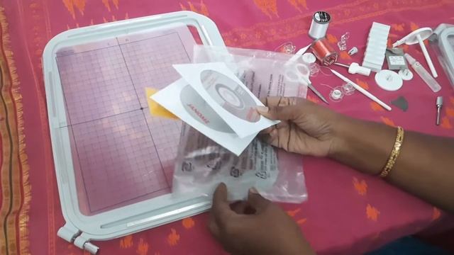 Usha janome 450e machine unboxing in tamil / Usha automatic sewing machine / Embroidery machine
