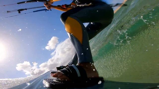 Kitesurfing La Palma on the way in Fuerteventura