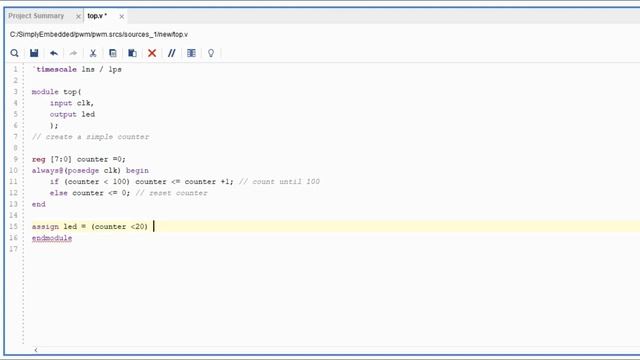 How to Create PWM in Verilog on FPGA  Xilinx FPGA Programming Tutorials