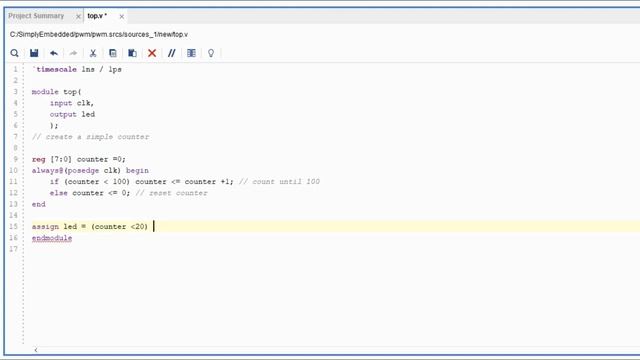 How to Create PWM in Verilog on FPGA Xilinx FPGA Programming Tutorials